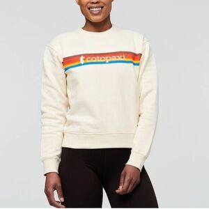 Cotopaxi Retro Stripe Logo Crewneck Sweatshirt – Size XL